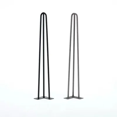Hairpin Legs Thick Super Heavy Duty Double Welded Leg Protectors Metal Coffee Table Furniture Sofa Desk Legs