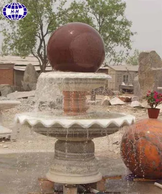 China Nature Marble Floating Ball Water Fountain