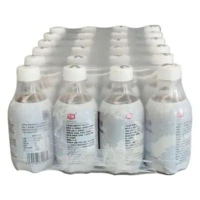 Customized LDPE Shrink Cover Semi-Automatic Heat Bottle of Water PE Shrink Film Glossy Surface Soft Hardness for Juice Use