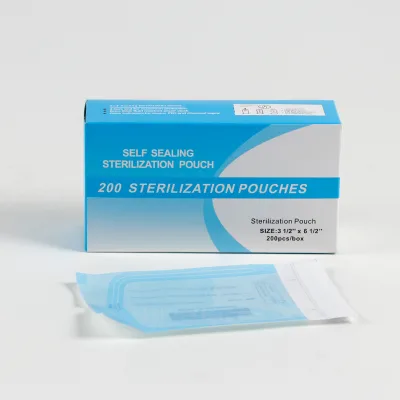 Whole Eto Steam Color Change Indicator Sterilization Pouch Roll Packaging Dental Tweezers Surgical Tool