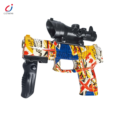 Chengji Diy Sport Shoot Gun Toys Diy Assemble Plastic Gel Blaster Toy Gun Electric Shooting Real Toy Gun