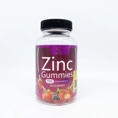 DUOZI Vegan Zinc Immune Support Gummies Antioxidant Health Supplements for Skin Vegan Vitamins Supplement