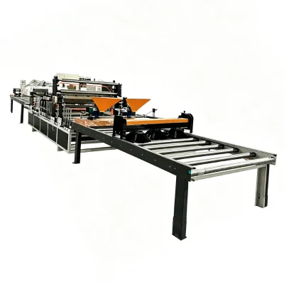 High Efficiency GD-1300 Automatic Panel Laminating Machine Wood Panel PVC Film Lamination Production Line