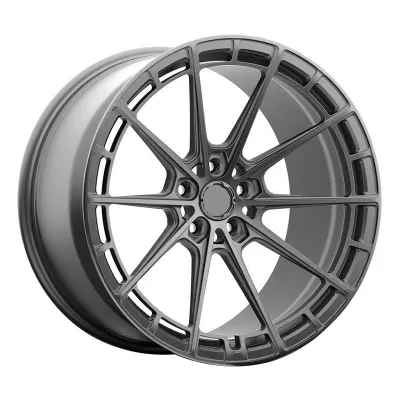 5x112 Hyper Black One Piece Concave Forged Car Alloy Wheels