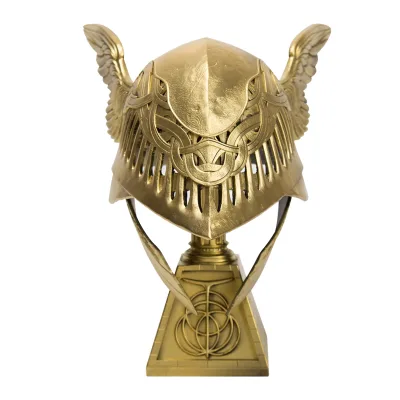 Hot Elden Ring Fiberglass Prop Malenia Winged Helmet for Decoration Collection Cosplay Gift