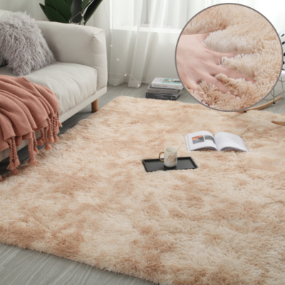 China Polyester Soft Shaggy Fluffy Carpet Floor Area Rug for Living Room