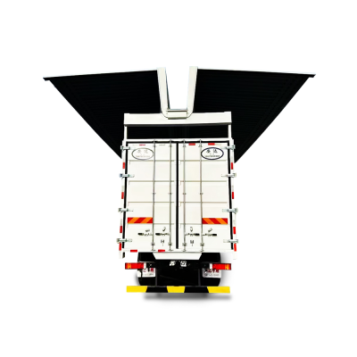 Hydraulic Powered Waterproof 100% Openable Sides 2T Load Capacity Fly Wing System for Fast Loading Unloading