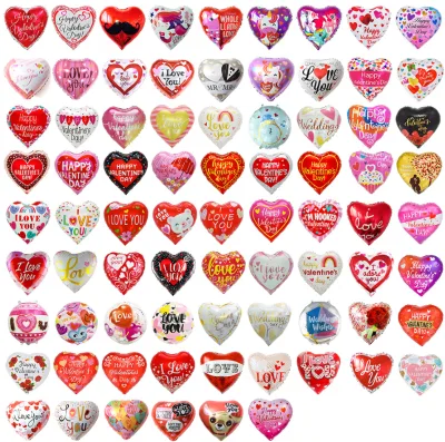 Wholesale 18 Inch Heart I Love You Spanish Te Amo Helium Foil Balloons Globos Valentine's Day Balloons Wedding Party Decoration
