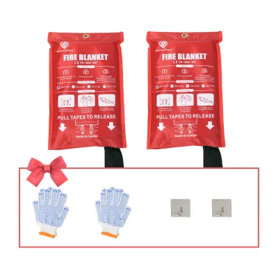 EN 1869:2019 Standard Fire Blanket in PVC Red Bag and Hard case