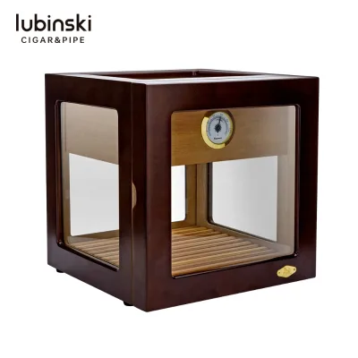 High Quality Modern Glass Cigar Humidor