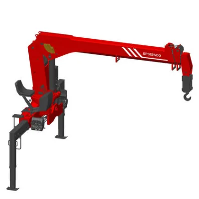 China Best Sale High Quality Palfinger Loader Crane New SPS12500 5 Ton Straight Boom Crane With Good Price for Sale