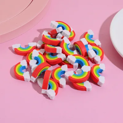 Hot Seller Colorful Mini Rainbow Erasers Cute and Fun School Supplies Perfect for Kids Rewards and Exciting Party Favors