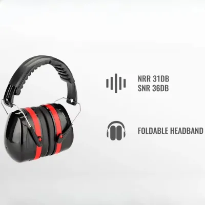 2025 New Wireless Design Music and Calls Use Built-in Microphone Active Noise Cancellation Tech Headset Foam Earmuffs