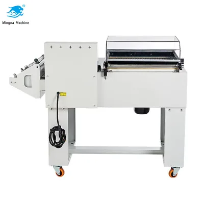 Electric 2-in-1 Cardboard Box and Plastic Film Sealing/Shrinking Packaging Machine for Beverage & Food Sales Gift Boxes