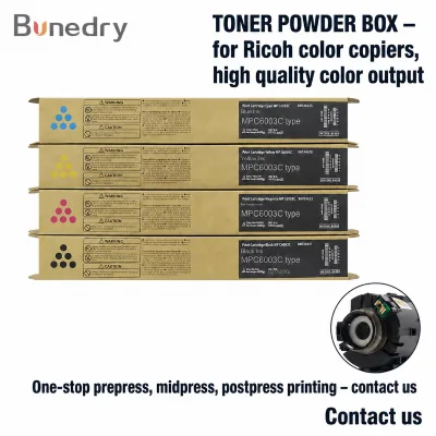 Compatible Toner Powder Box for Ricoh MPC3003 C3503 C4503 C5503 C6003 C3004 C3504 Color Copier Printer Supplies