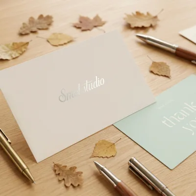 Customized Printing Thank You Cards Greetings Card for All Occasion With Luxury Envelope