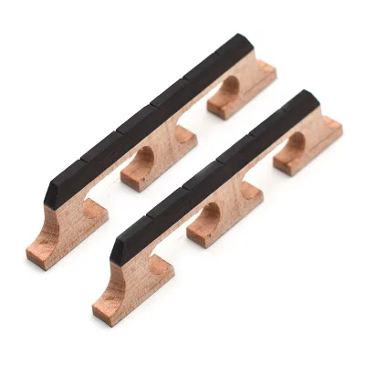 5 String Banjo Bridge Maple/Ebony Banjo Bridge Banjo Parts Banjo Accessories