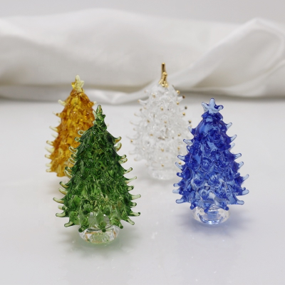 New Design Souvenir Gifts Christmas Decorations Custom Crystal Christmas Tree Gifts Crystal Christmas Decoration Gift