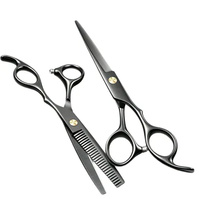High Quality Hairdressing Thinning Stainless Steel Flat Scissors Professional Hairdressing Scissors