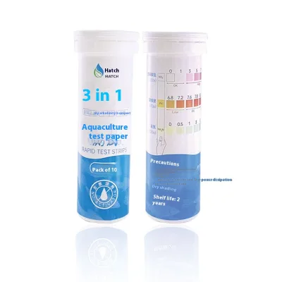 Three-in-One pH Nitrogen Nitrite Test Paper Visual Acuity Examination Apparatus for Fish Tank Freshwater Aquaculture Water
