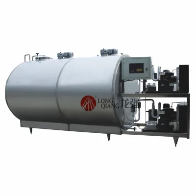 Wenzhou Longqiang Horizontal Milk Cooling Tank Cooling Storage Fresh Milk Beverage Liquid