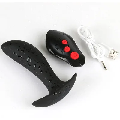 Wireless Remote Control Electric Shock Anal Plug Anal Masturbator for Men and Women Anal Dilator SM Sex Toy