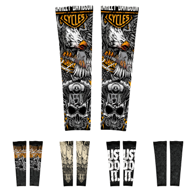 Custom Logo Eco-Friendly Quick Dry Cycling Sun Protection UV Protection Sports Arm Sleeve  for Cycling Golf Volleyball Football