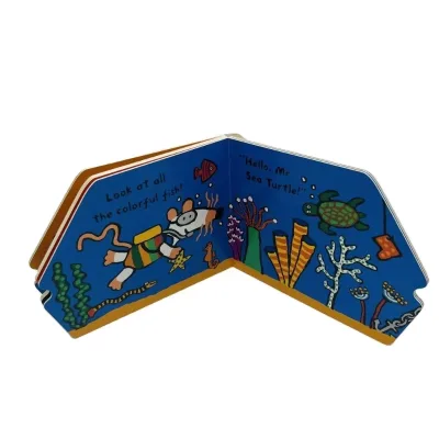 Book Printing Publishing Comic Die-Cut Cover Featuring Art Cardboard Offset Business