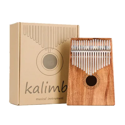 Wholesale Kalimba Thumb Piano 17 Keys Beginners African Finger Piano Instrument OEM Custom Kalimba Portable Instruments