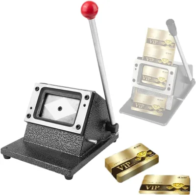 Heavy Duty Manual ID Card Cutter 86*54mm CR80 Standard PVC Business Card Die Cutter