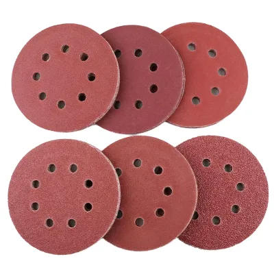 Adhesive Backed Aluminum Oxide Abrasive Discs (100/115/125/150/180mm) for Metal Automotive Wood Applications