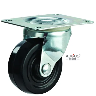 Quiet, Reliable & Long-lasting Rubber With Swivel Caster Wheel