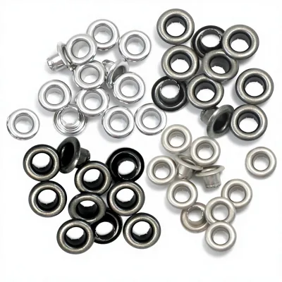 We R Eyelets Standard Round 60/Pkg-Cool Metal China