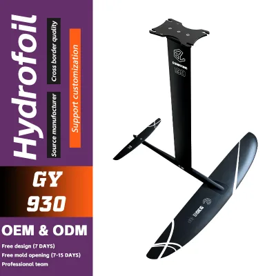 GY930 Hydrofoil Aluminum Carbon Mast Efoil Wingfoil Kte Pumping Surfboard Wave Water Sports for Surfing Board Wing Hydrofoil
