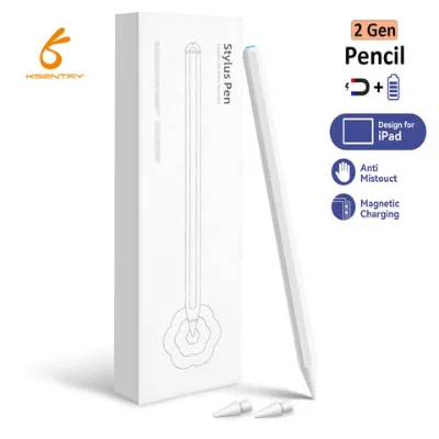 Active Stylus Pen with Palm Rejection tilt wireless charging for ipad Bluetooth real time battery display