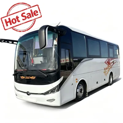 Reliable Used Coaster Bus ZK6907 Yuchai Engine Diesel Manual Transmission 38 Seats