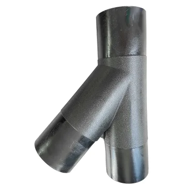 HDPE Pipe Fitting Butt Welding Y Tee 110mm 160mm PN10 SDR17 for Cold Water