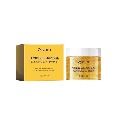 Private Label Golden Gel Gentle Care for Body Skin Hydrating Moisturizing Refreshing Daily Massage Collagen Firming Golden Gel