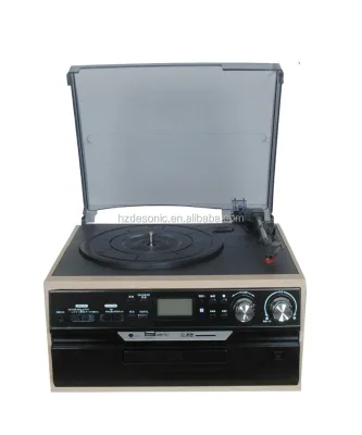 High End Usb Turntable Record Player , Vinyl Record Player With 3 Speed Lp Recording for Sale