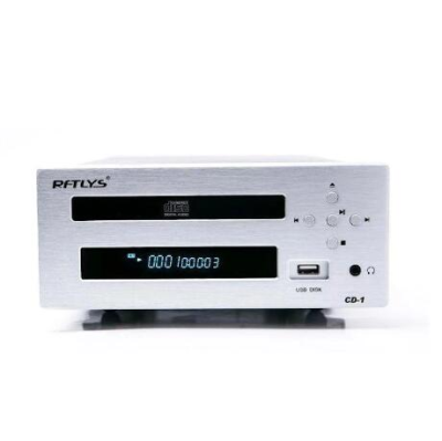 Rftlys CD1 Fever CD Player with U Disk Headphone Balanced Output Port CD Turntable Desktop CD Hard Disk Player