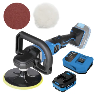 Brushless Car Polisher 180mm Pad Size with 20V Voltage Polishing Machine Battery Powered Professional Tools