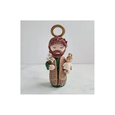 Wholesale Hand Crochet Cotton Christ Doll and Baby Doll  Amigurumi Dolls for Kids As Gifts Home Decoration