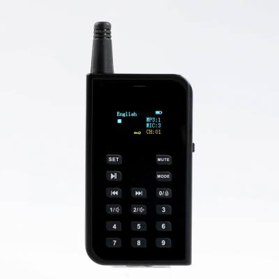 Whisper Wireless Audio Radio Transmitter Tour Guide System for Conference Venue Auditorium Live Perform