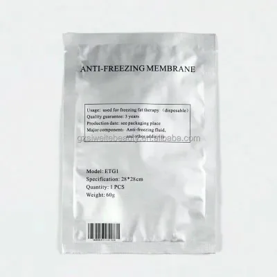 60g/70g/110g Cool Paper S Size Protect Skin Machine Antifreeze Membrane Pad Fat Freezing Large Membranes