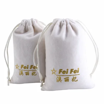 OEM Recycled Custom Size & Logo Cotton Canvas Drawstring Dust Bag