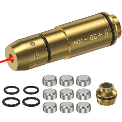 Aetronix 9MM Long Cone Head Manufacturer Red Light Dot Exercise Equipment Dry Fire Laser Laser Training Cartridge