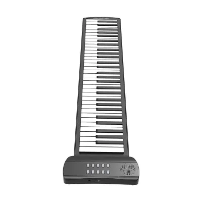 Color Instrument Keyboard Scroll Keyboard Electronic Keyboard Instrument Foldable Electronic Piano Hand Roll Piano