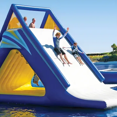 Manufacture High Quality Rock Climbing Wall Commercial Inflatable Water Slide Outdoor Water Slide for Pool