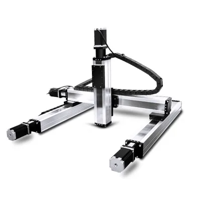 Industrial Robot Arm Multi-Axis Linear Positioning System with Motor High Precision 0.02mm 100kg Horizontal Load Capacity