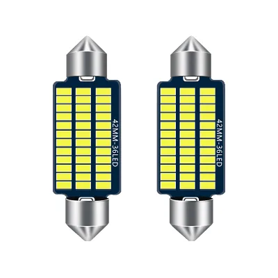 3014SMD Car LED Reading License Plate Ceiling Light Bulbs Interior Dome Festoon Lamp Auto Roof